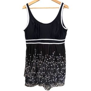 Women's Two Piece Swim Dress Size XXL